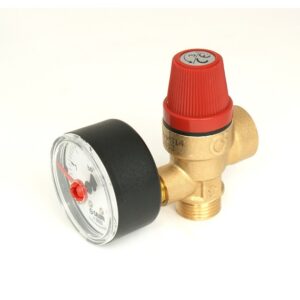 Safety Valve 1/2" 3 Bar With Pressure Gauge 314430